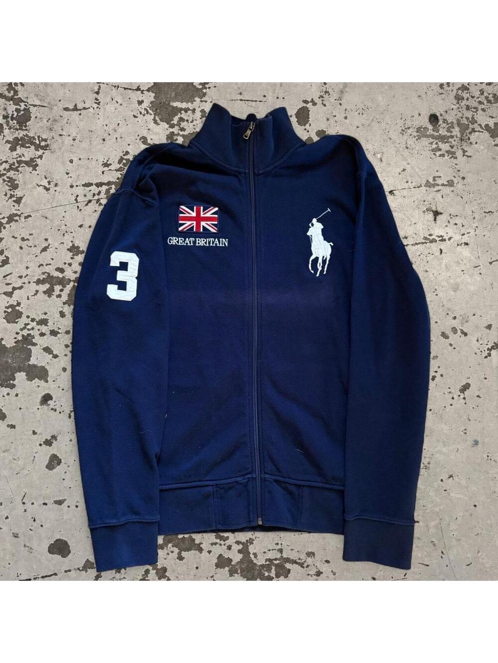 Mens Vintage Great Britian Polo Ralph Lauren Jacket Size L